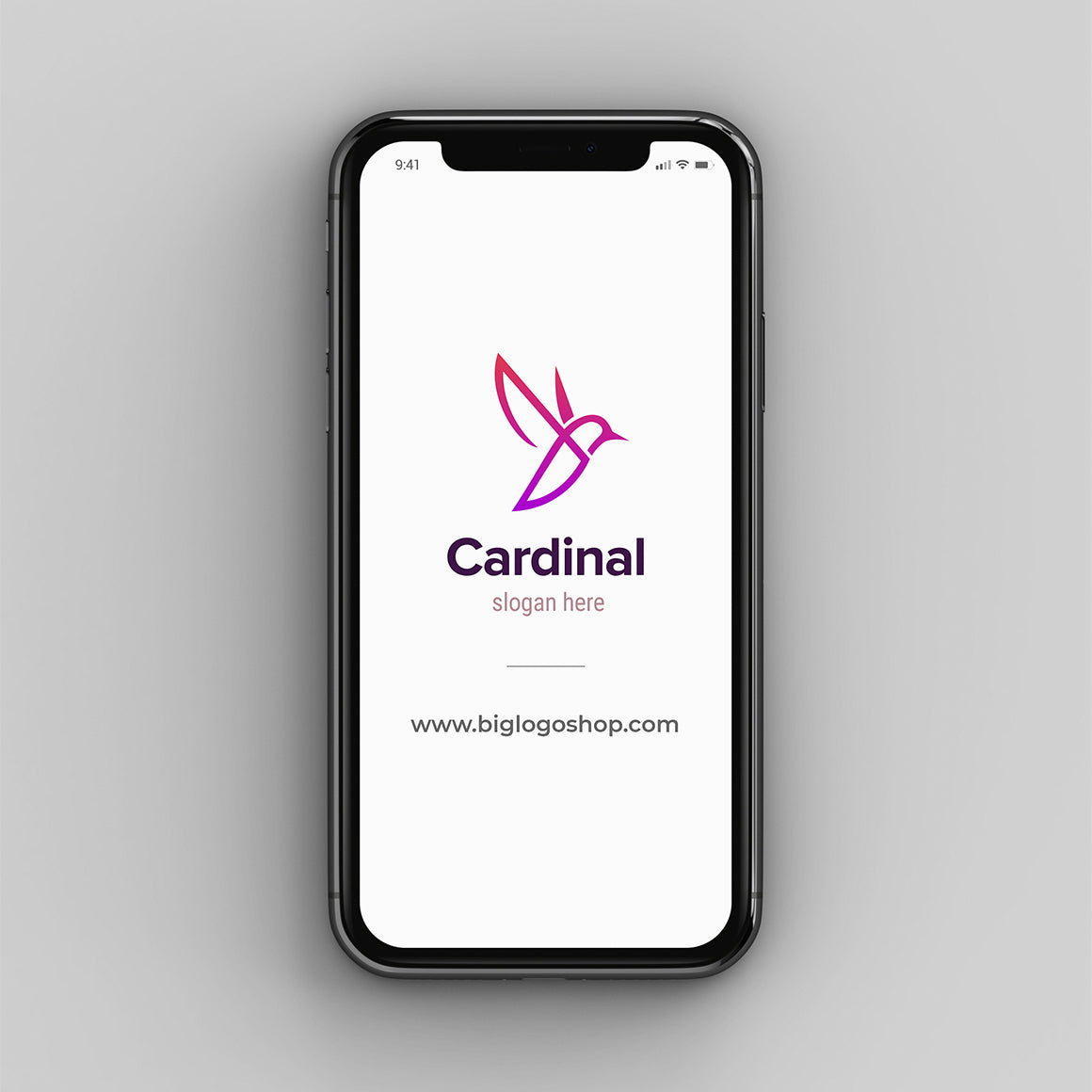 Cardinal Bird Exclusive logo template