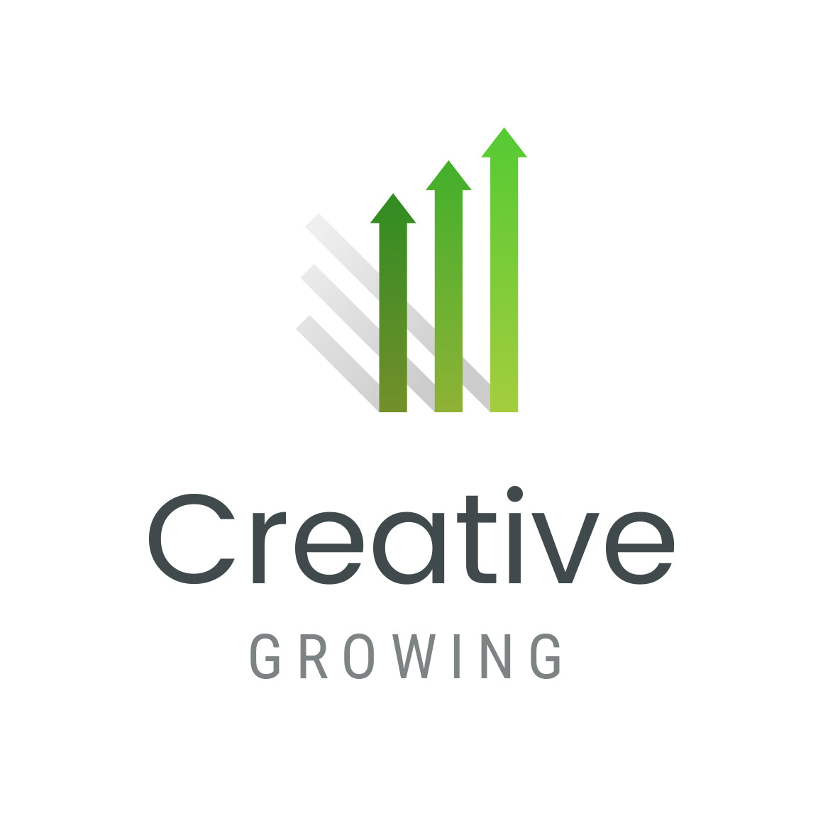 Creative Growing Arrows Logo