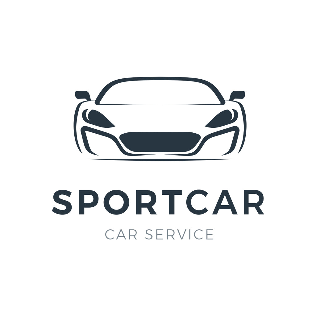 Modern front sport car logo