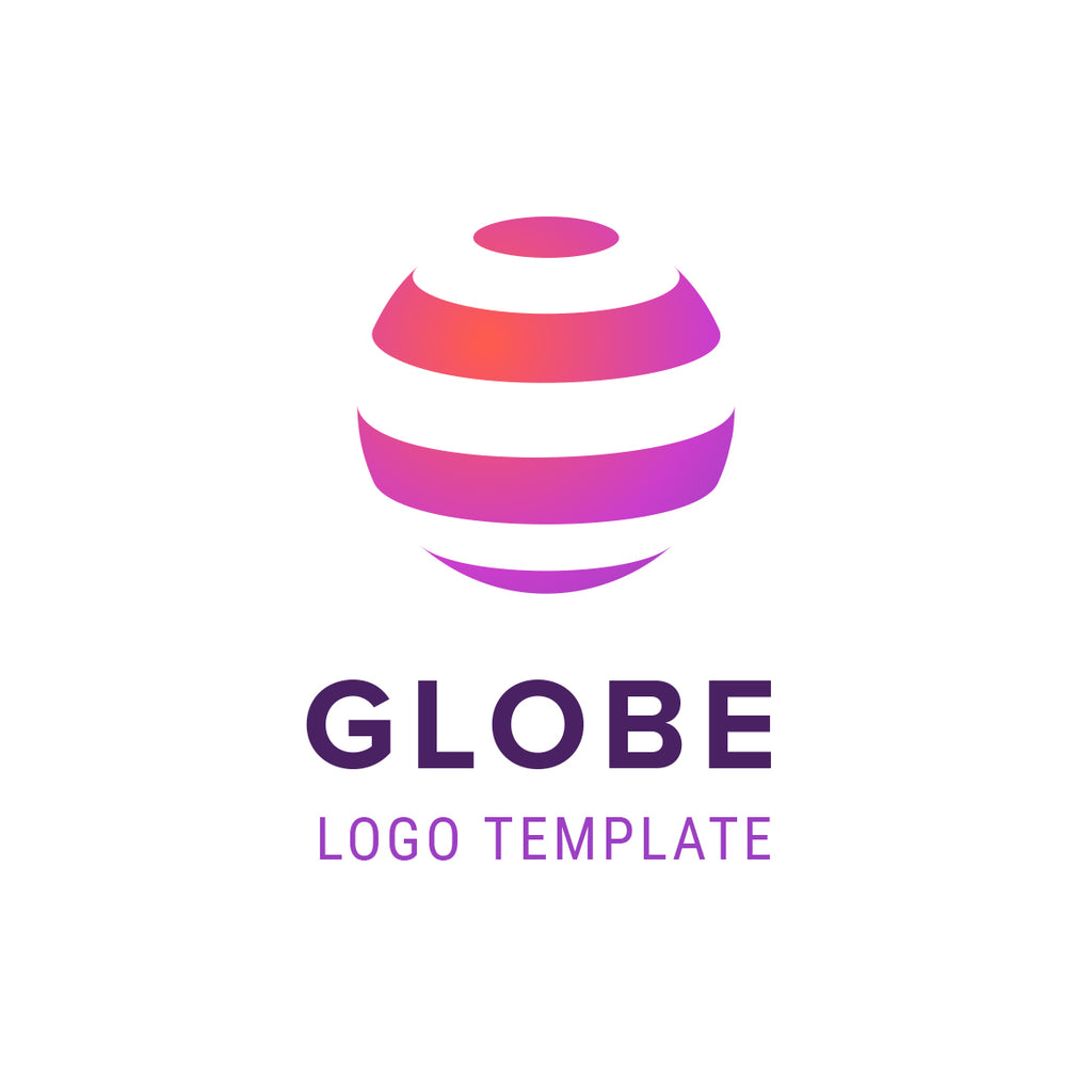 Colorful Globe logo template