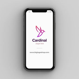 Cardinal Bird Exclusive logo template