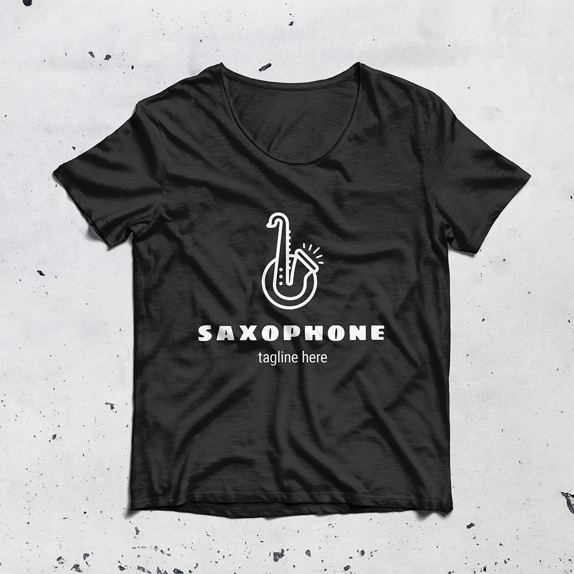 Saxophone Exclusive Logo Template